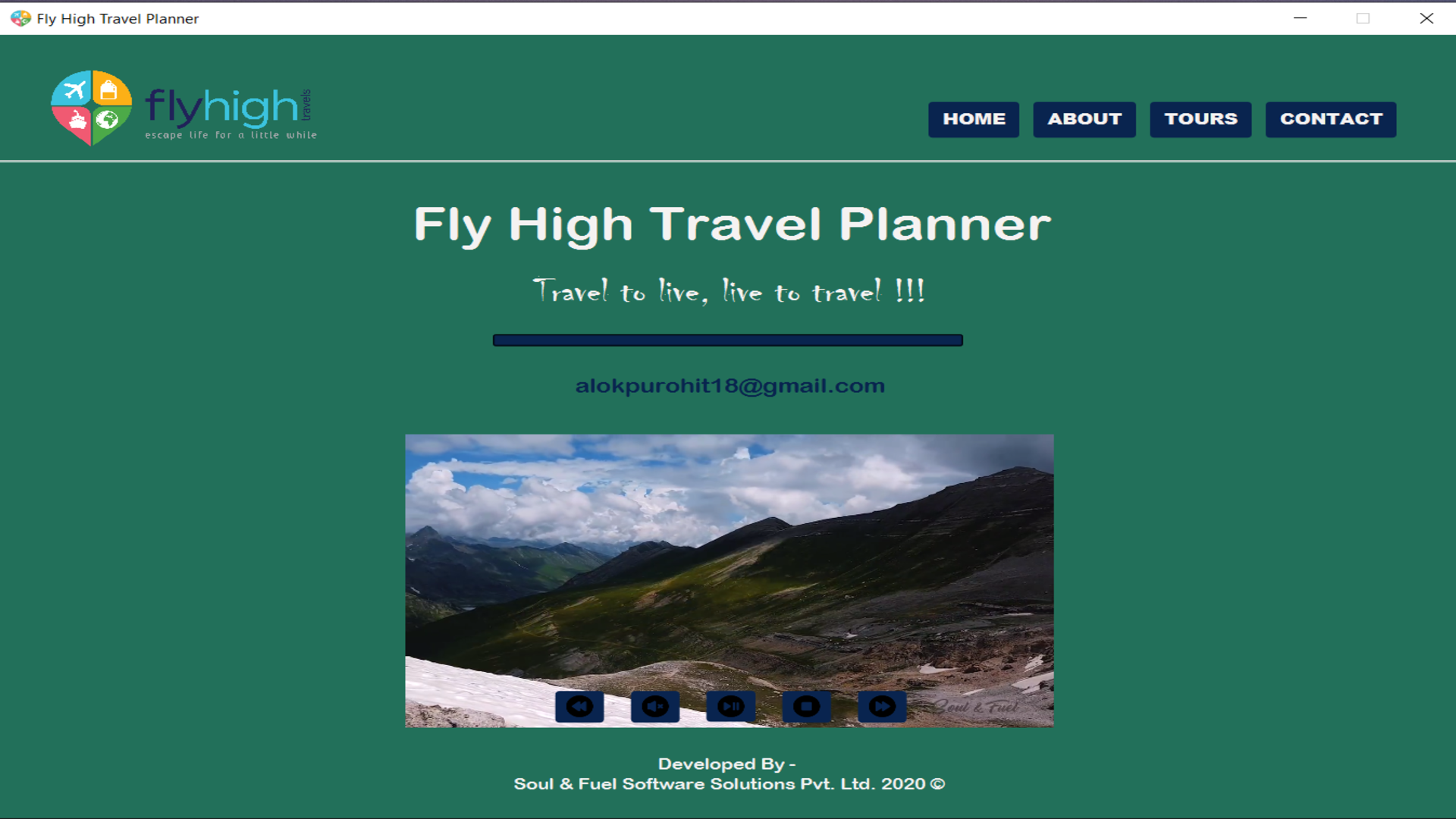 FlyHigh Screen